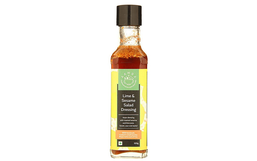 Aamra Lime & Sesame Salad Dressing   Glass Bottle  200 grams